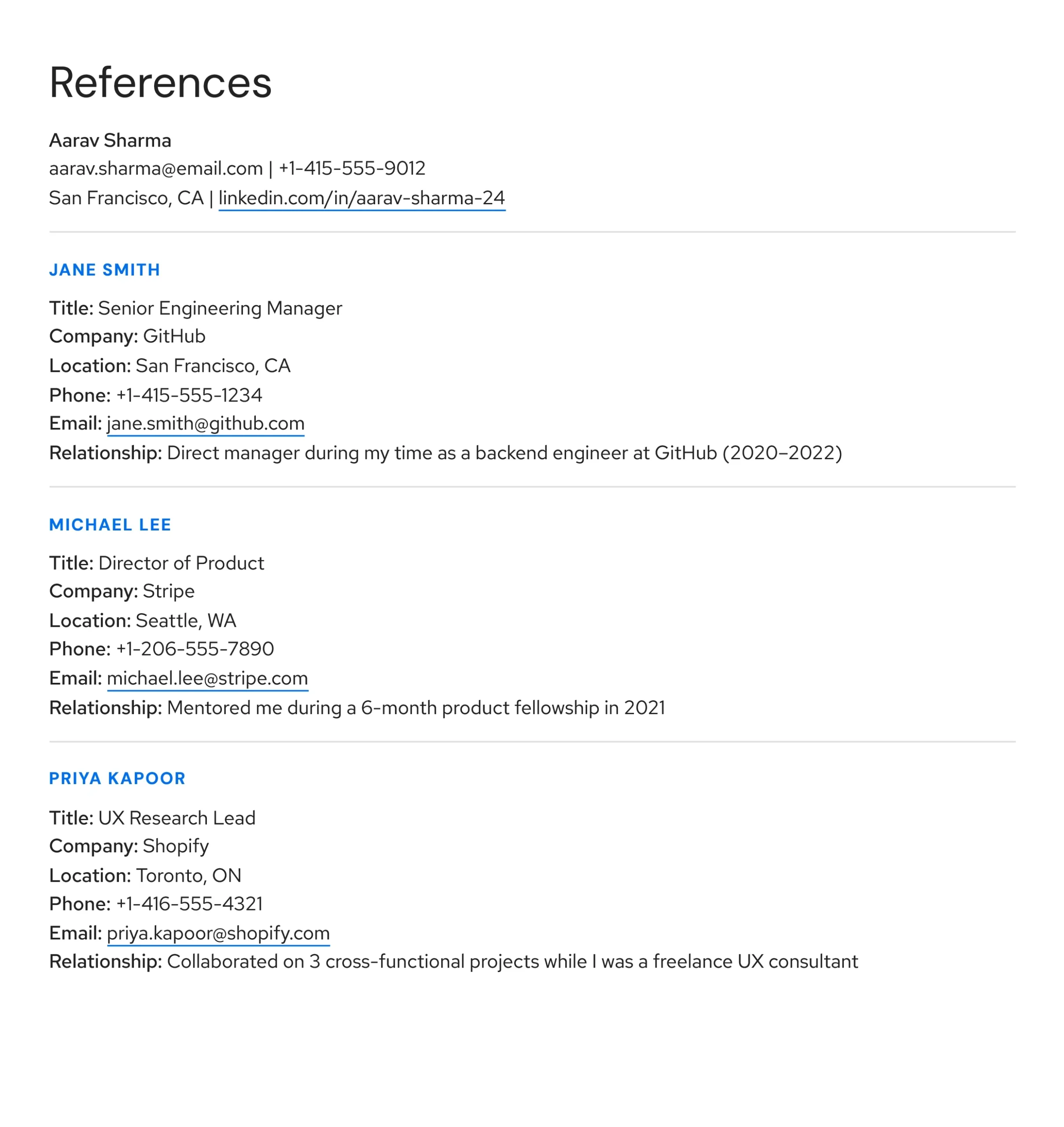 reference sheet for resume example reference sheet for resume example
