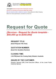request for quote email