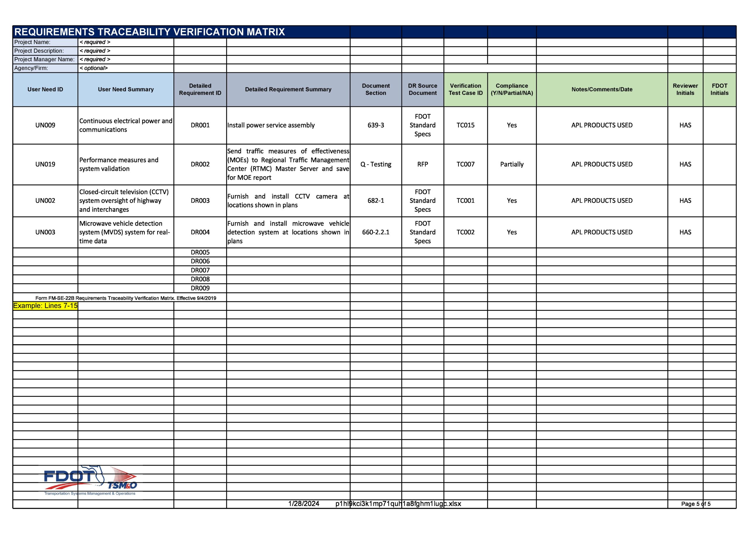 requirement traceability matrix template free download requirement traceability matrix template free download