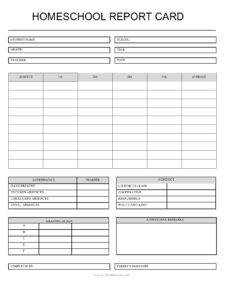 result card design