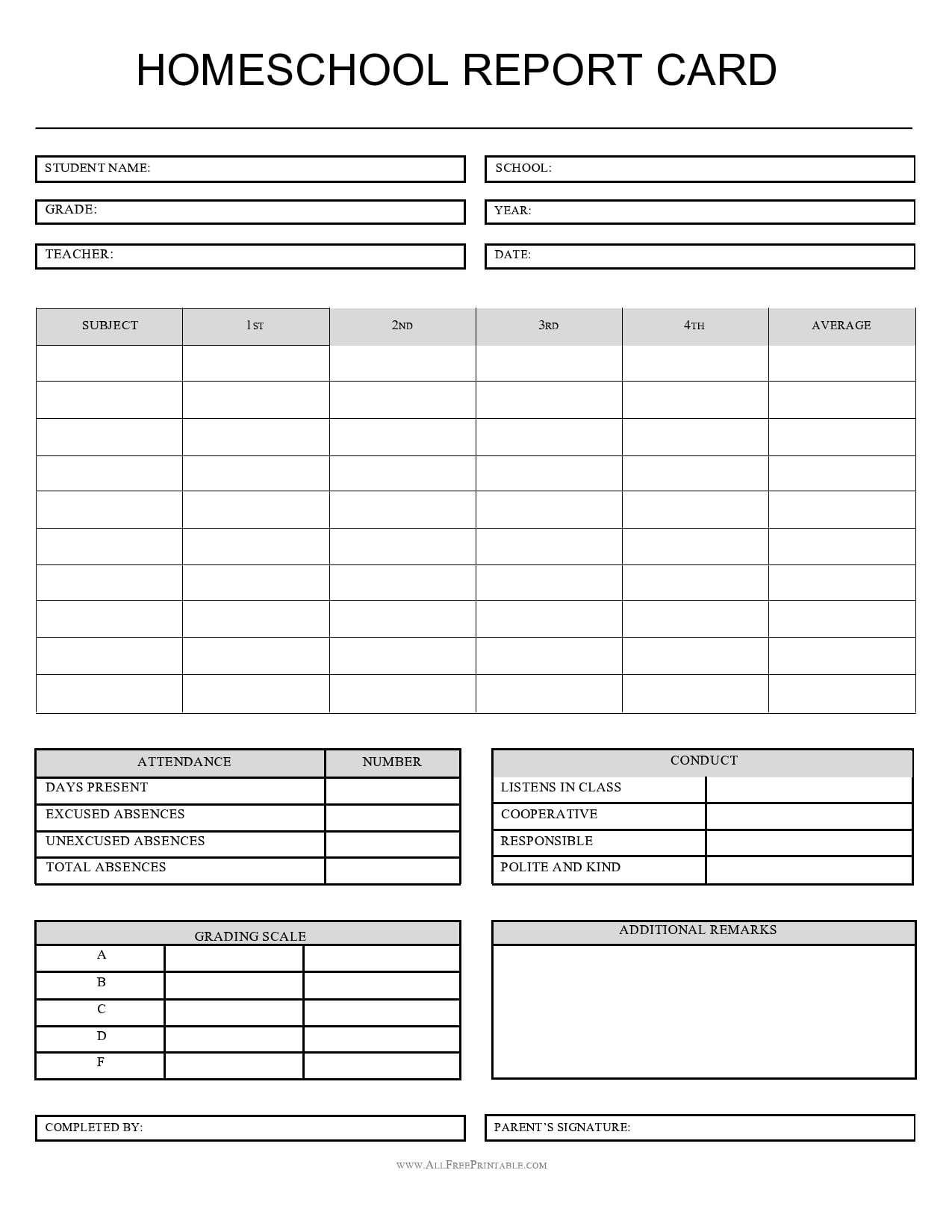 result card design result card design