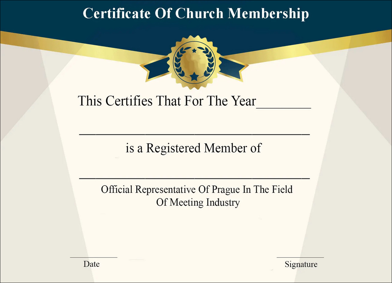 sample of membership certificate template