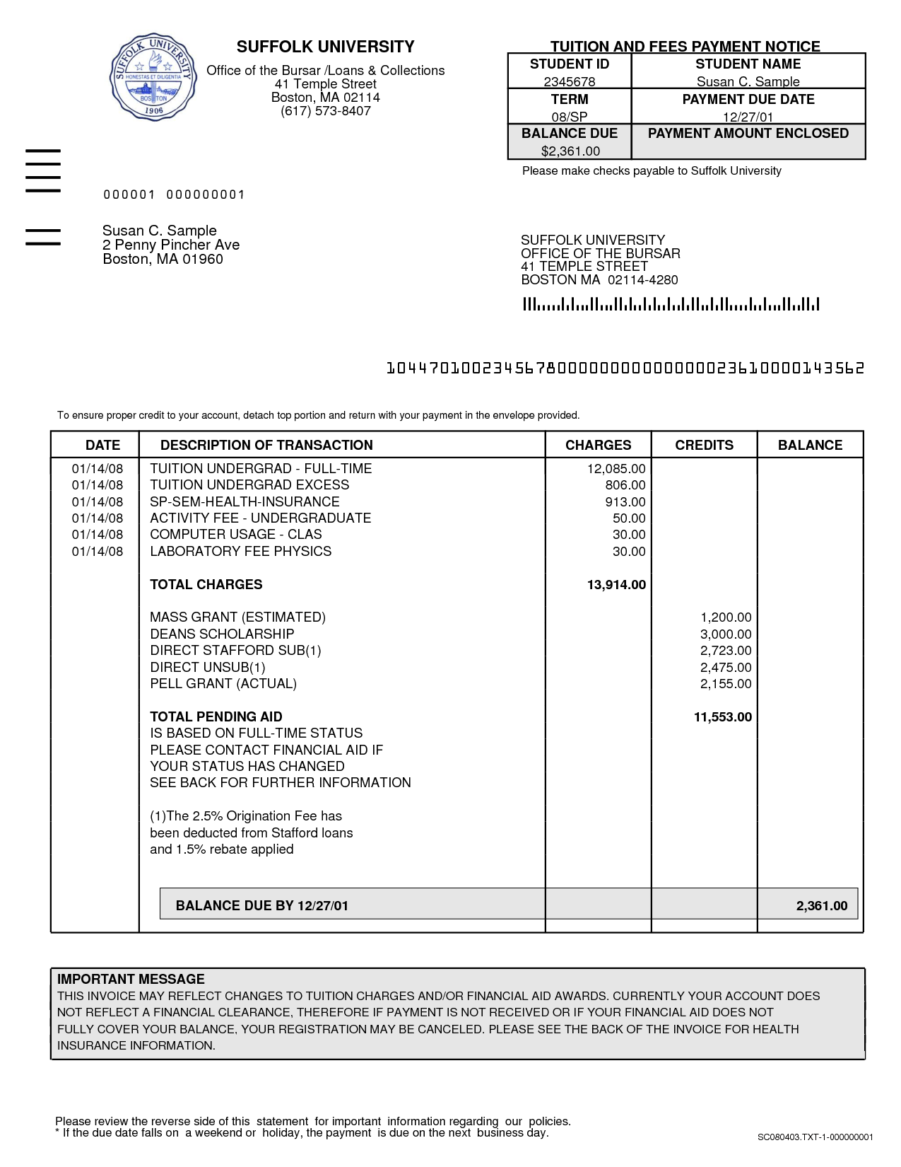 sample of printable law invoice template
