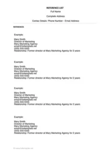 sample references on resume