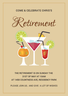 sample retirement party invitations