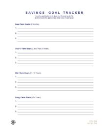 savings tracker