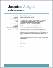 √ Free Printable Simple Cover Letter Template