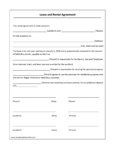 texas residential lease agreement 2026