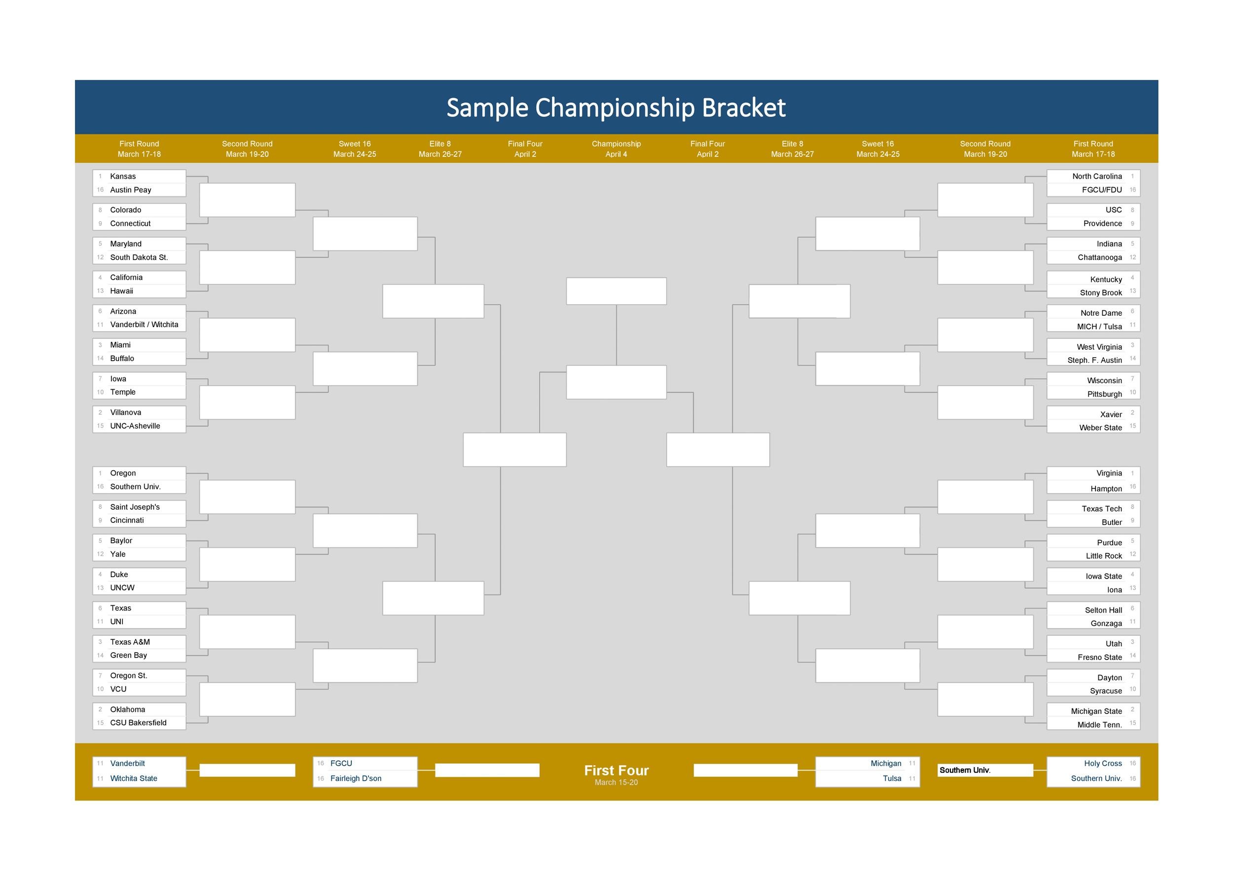 tournament bracket template example